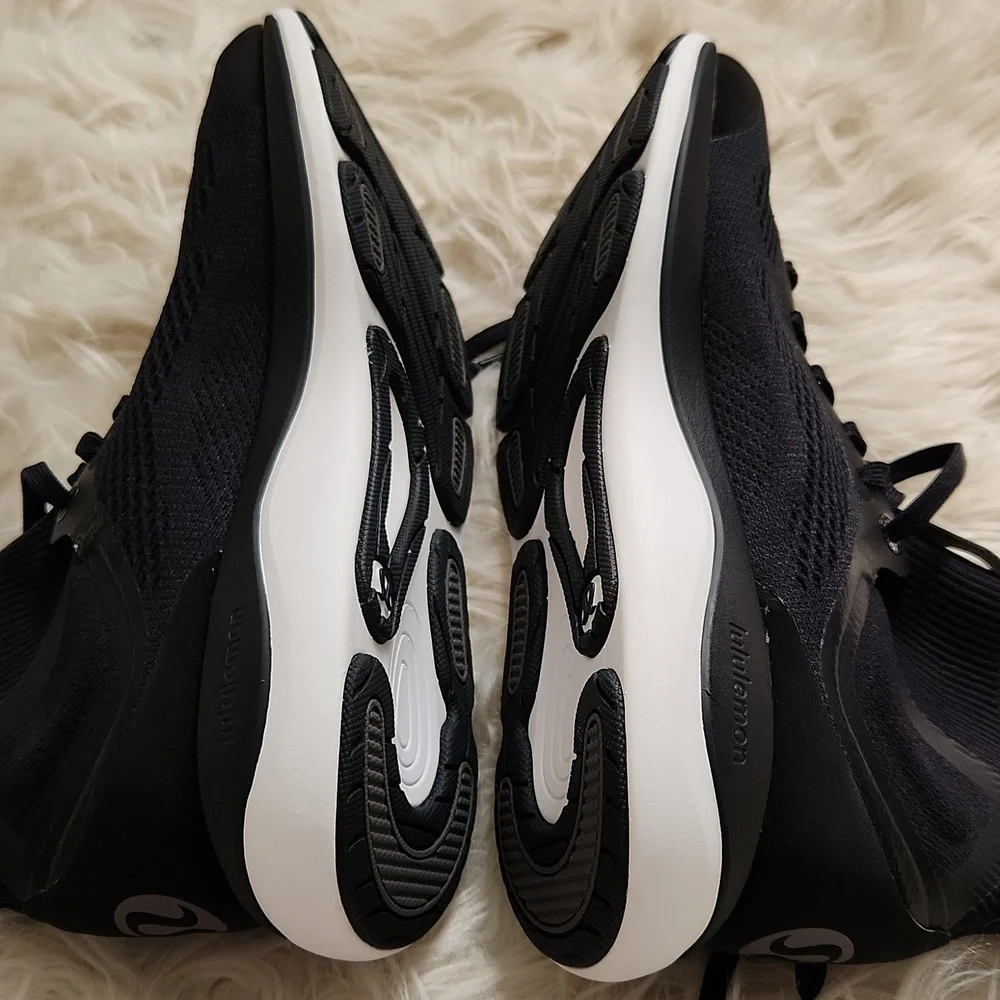 Lululemon Chargefeel Mid Womens Workout Shoe In Black/Anchor/White Size 9.5 - Picture 13 of 17